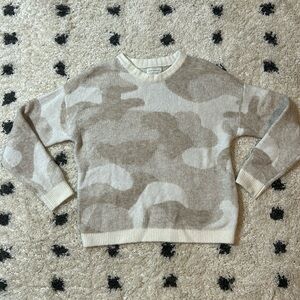 Lucky Brand Neutral Camo Sweater | Womens XS